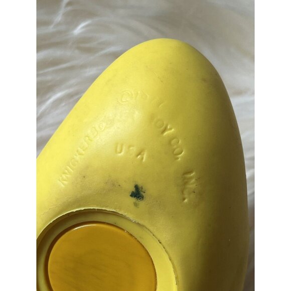 Vintage Knickerbocker Yellow Rubber Duck Duckie Ducky MADE IN THE USA - Picture 10 of 11